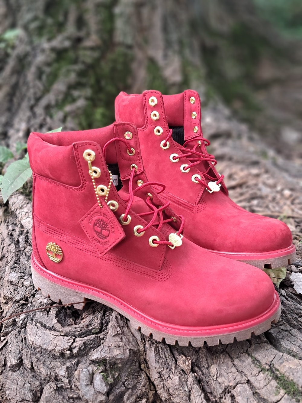 🔥 Red Timberland Boots – Bold & Rare Style